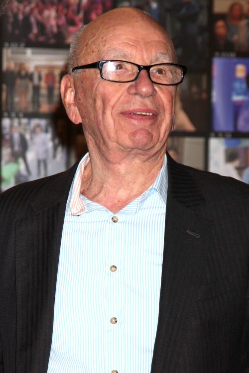 Rupert Murdoch at the "Bones" 200th show celebration in 2014