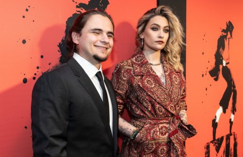 Prince Jackson and Paris Jackson at "MJ" The Michael Jackson Musical opening night in 2022