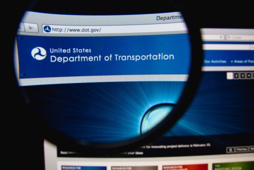 u.s. department of transportation website