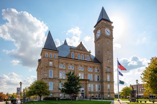 historic courthouse in tipton, indiana
