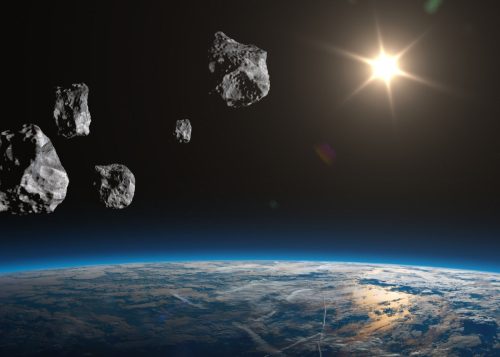 big and small asteroids