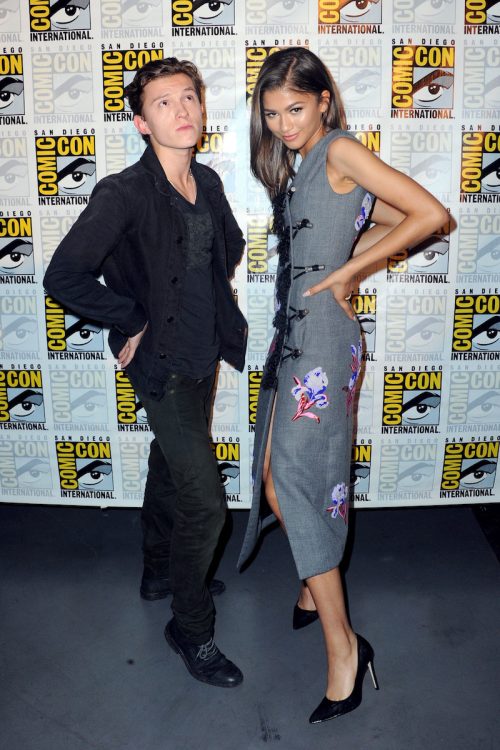 Tom Holland and Zendaya at 2016 Comic-Con