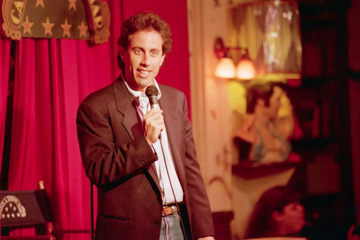 Jerry Seinfeld performing in 1993