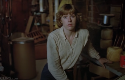 Adrienne King in "Friday the 13th"