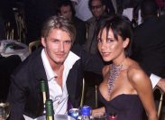 David and Victoria Beckham at the 1999 MOBO Awards