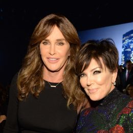 Caitlyn Jenner and Kris Jenner at the 2015 Victoria's Secret Fashion Show
