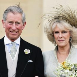 Charles and Camilla on their wedding day, April 9, 2005