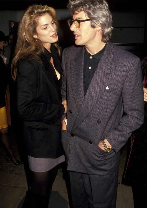 Cindy Crawford and Richard Gere at the Tibet Film Festival in New York City in 1991