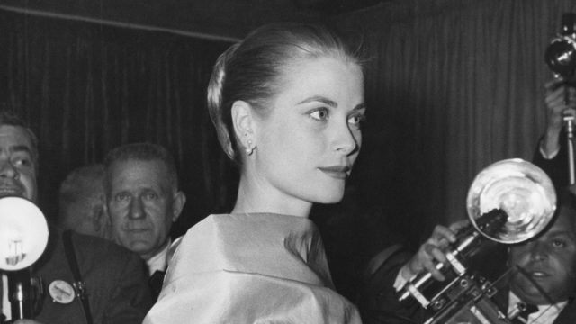 Grace Kelly at the Academy of Motion Picture Arts and Sciences circa 1955