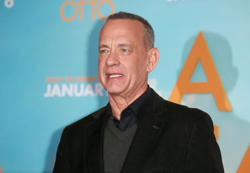 Tom Hanks at a photocall for "A Man Called Otto" in 2022
