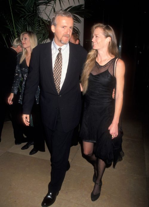 James Cameron and Suzy Amis at the American Cinematheque Award in 1998