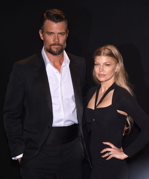 Josh Duhamel and Fergie at a Tom Ford show in 2015