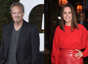 Matthew Perry in 2022; Ione Skye in 2018
