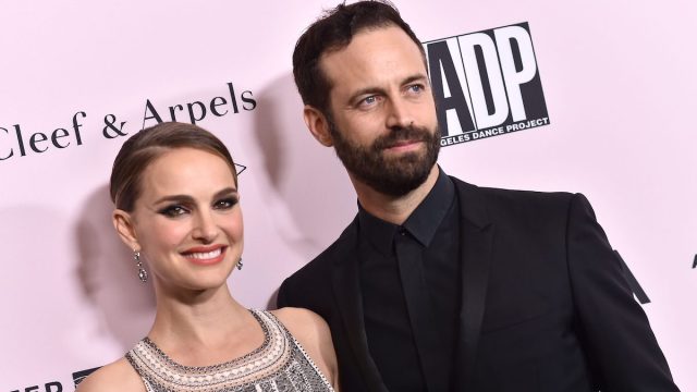 Natalie Portman and Benjamin Millepied at the LA Dance Project Gala in 2019