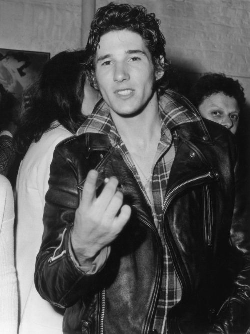 Richard Gere at a party in London in 1973