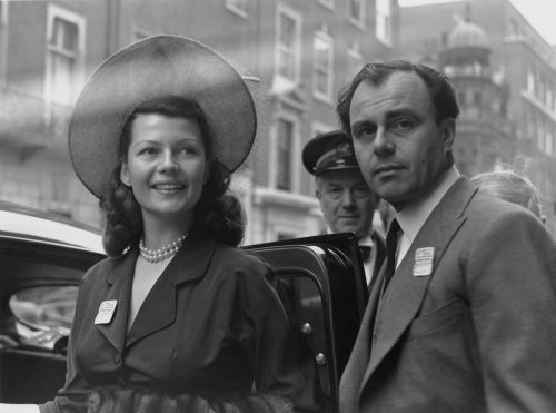 Rita Hayworth and Aly Khan in London in 1949