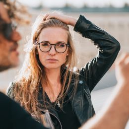 confused woman looking at partner