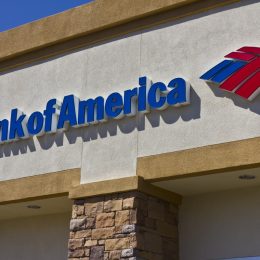 bank of america logo on building
