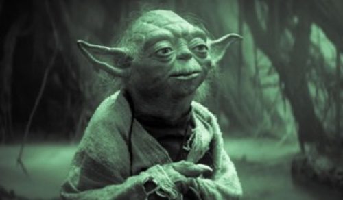 Yoda from the Empire Strikes Back
