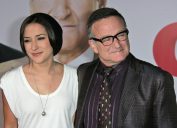 Zelda and Robin Williams at the premiere of "Old Dogs" in 2009