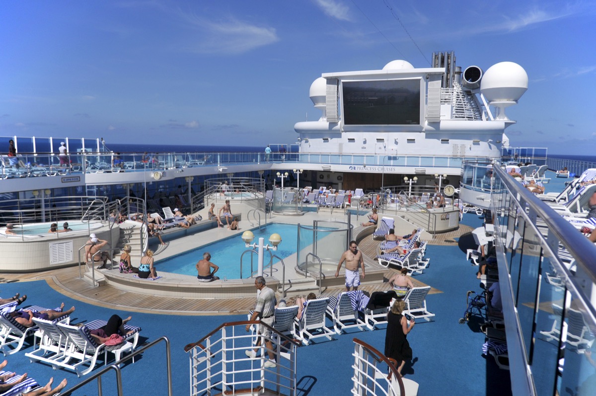 Cruise Ship Pool Deck