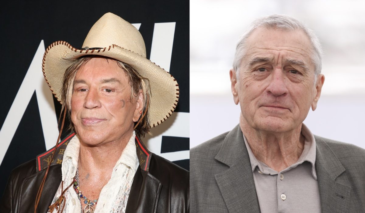 Mickey Rourke and Robert De Niro