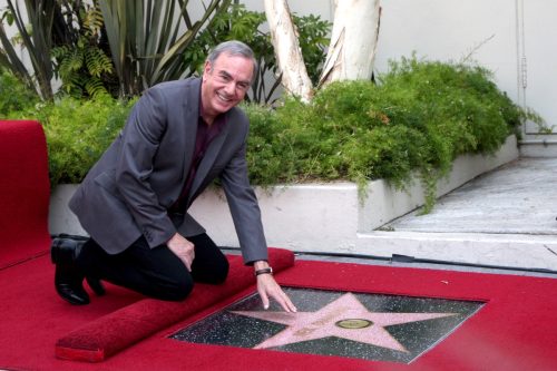 LOS ANGELES - AUG 10: Neil Diamond at a ceremony bestowing a Star on the Hollywood Walk of Fame to Neil Diamond at Capital Records Building on August 10, 2012 in Los Angeles, CA