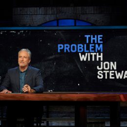 Jon Stewart hosting "The Problem with Jon Stewart"