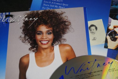 Rome, Italy - April, 23 2020, Whitney CD cover, the second album of the American singer Whitney Houston, released on June 29, 1987.