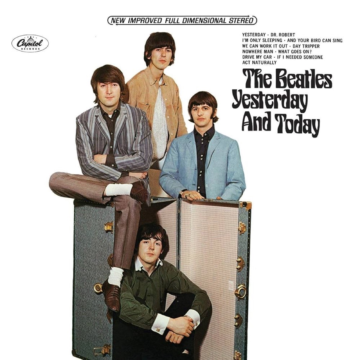 Yesterday and Today by The Beatles cover art