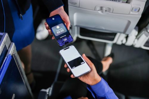 Alaska Airlines new partnership with Stripe for contactless payment for iPhones