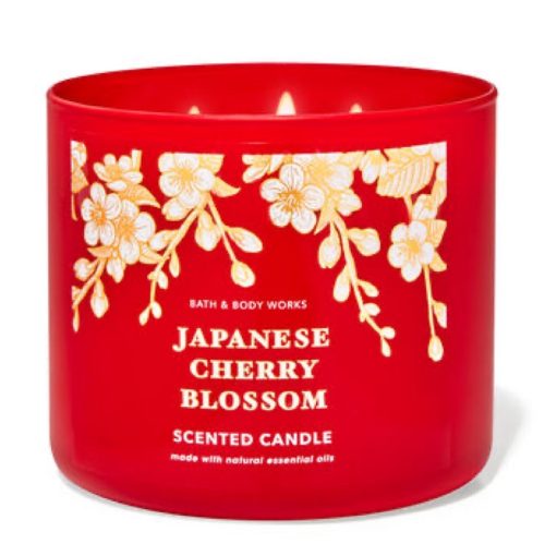 bath and body works japanese cherry blossom candle