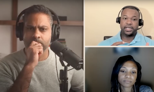 couple in debt talking on Ramit Sethi podcast
