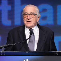 Robert De Niro speaking at the 2023 Gotham Awards on Nov. 27, 2023