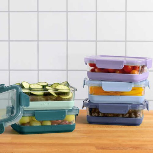 Costco Ello Meal Prep Glass Food Storage Containers product photo