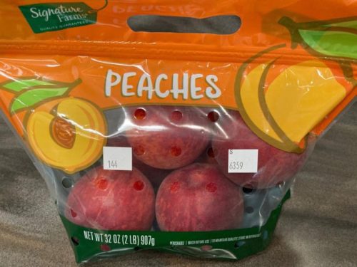 hmc fruit recall peaches bag