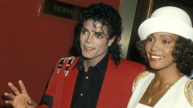 Michael Jackson and Whitney Houston at the 44th Anniversary of The United Negro College Fund in 1988