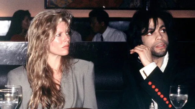 Kim Basinger and Prince circa 1988