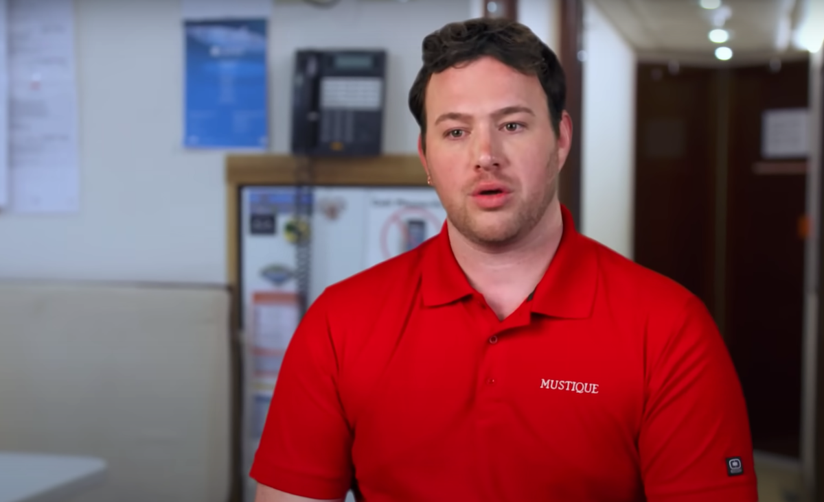 Kyle Viljoen on "Below Deck Mediterranean"