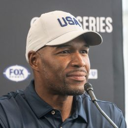 Michael Strahan attends Icons Series Inaugural Event Press Conference in 2022