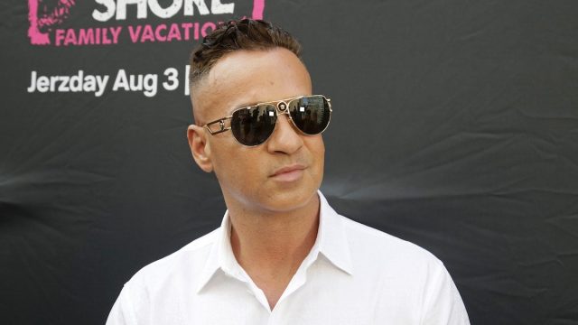 Mike Sorrentino at the premiere of "Jersey Shore: Family Vacation" in 2023