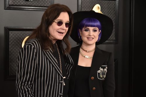 Ozzy and Kelly Osbourne at the 2020 Grammys