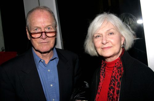 Paul Newman and Joanne Woodward in New York City in 2004