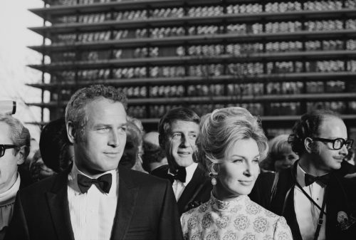 Paul Newman and Joanne Woodward at the 1969 Oscars