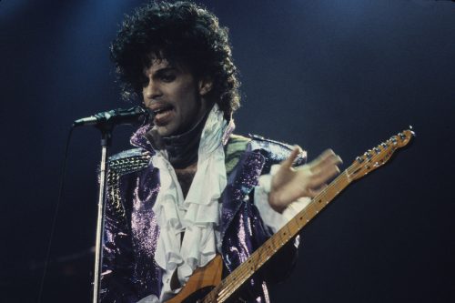 Prince performing in New York City circa 1989