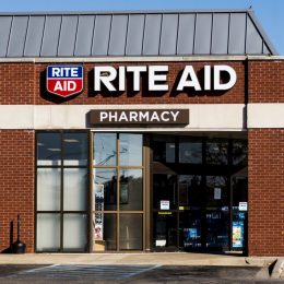 A Rite Aid Pharmacy in Rochester Hills, Michigan. Founded in 1962 in Pennsylvania, Rite Aid is one of the largest drugstore chains in the US.