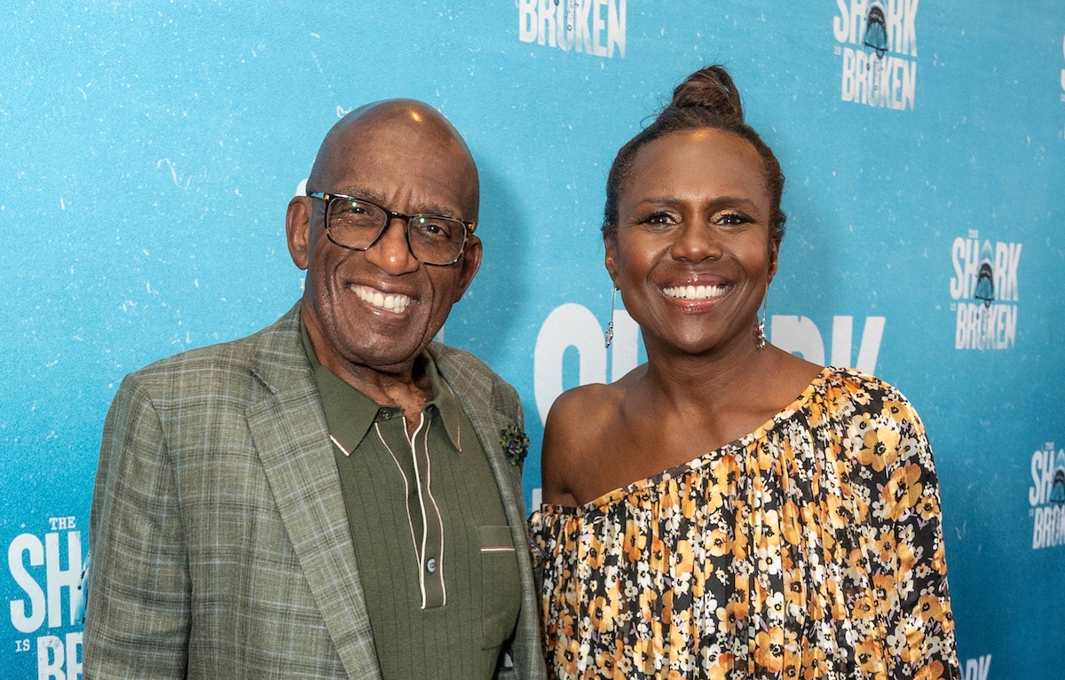 Al Roker and Deborah Roberts at opening night of "The Shark Is Broken" in August 2023