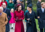 The royal family at Sandringham on Christmas in 2018