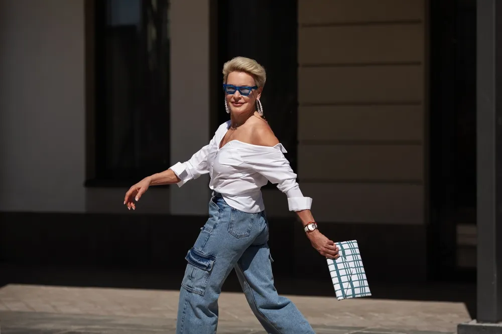 5 Tips for Wearing Cargo Pants Over 60, Stylists Say — Best Life