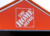 sign for home depot